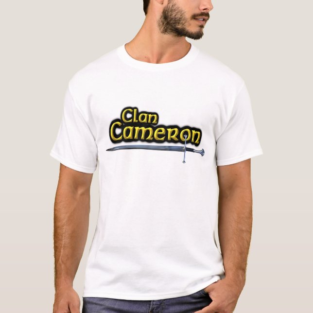 Clan Cameron Inspired Scottish T-Shirt (Front)
