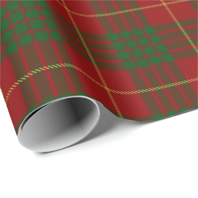 Clan Cameron Scottish Tartan Wrapping Paper (Roll Corner)