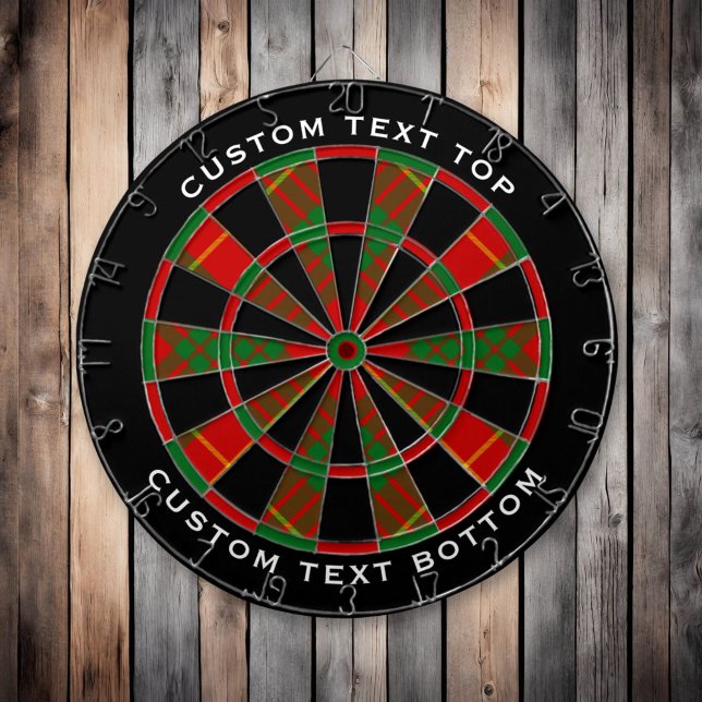 Clan Cameron Tartan Dartboard (Creator Uploaded)