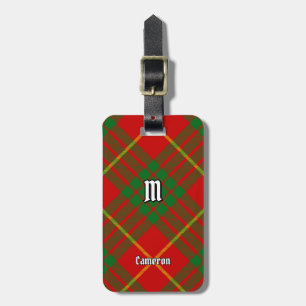Clan Cameron Tartan Luggage Tag