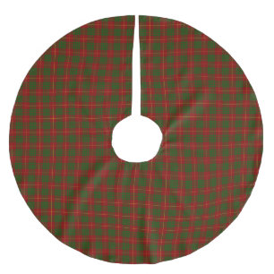 Clan Cameron Tartan Plaid   Brushed Polyester Tree Skirt