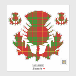 Clan Cameron Tartan Thistle