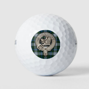 Clan Campbell Crest & Dress Tartan Golf Balls
