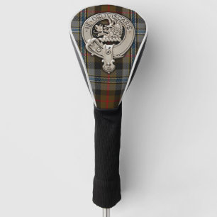 Clan Campbell Crest & Hunting Tartan Golf Head Cover