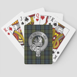 Clan Campbell Crest & Tartan Playing Cards