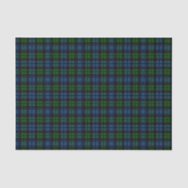 Clan Campbell Military Tartan Tissue Paper (Front)