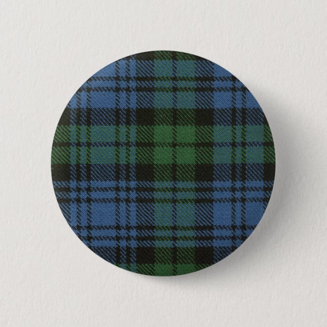 Clan Campbell Tartan Button (Front)
