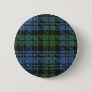 Clan Campbell Tartan Button