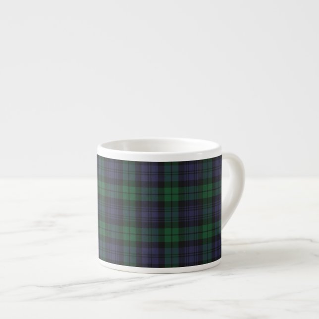 Clan Campbell Tartan Espresso Cup (Front Right)