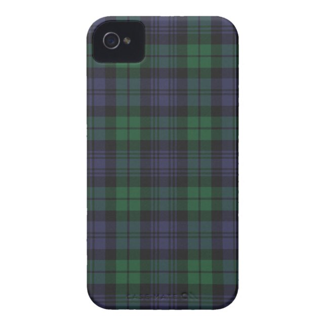 Clan Campbell Tartan iPhone 4s Case (Back)