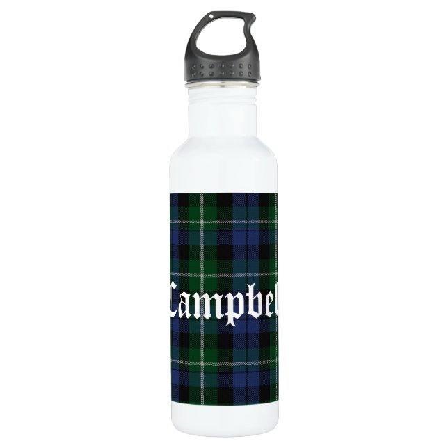 Clan Campbell Tartan Plaid 710 Ml Water Bottle (Front)