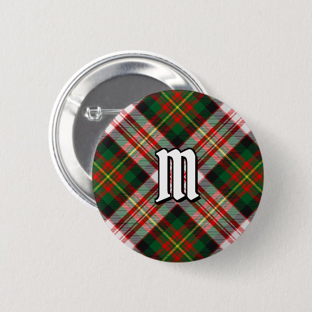 Clan Carnegie Dress Tartan 6 Cm Round Badge (Front & Back)