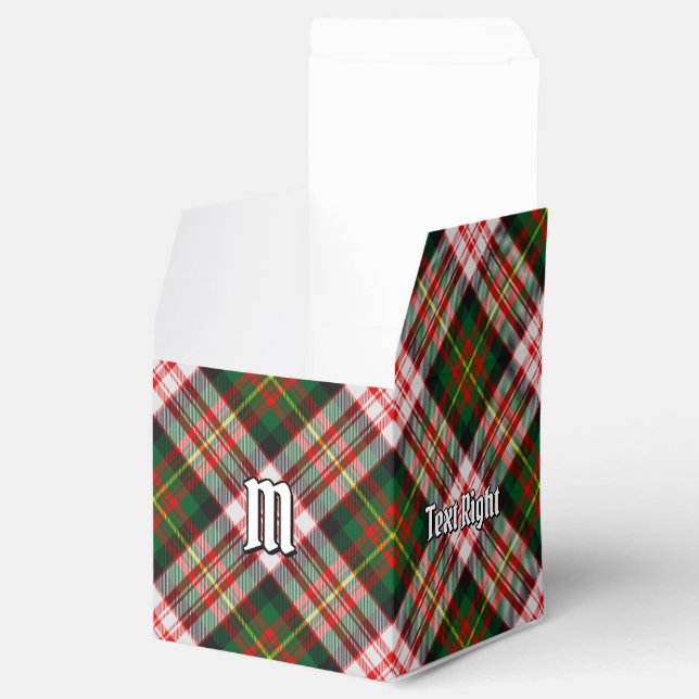 Clan Carnegie Dress Tartan Favour Box (Opened)