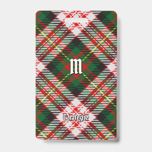 Clan Carnegie Dress Tartan ID Badge