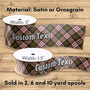 Clan Carnegie Dress Tartan Satin Ribbon