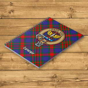 Clan Carnegie over Tartan Notebook