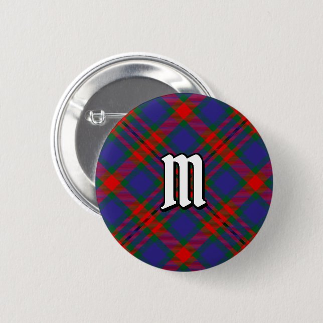 Clan Carnegie Tartan 6 Cm Round Badge (Front & Back)