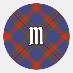 Clan Carnegie Tartan Classic Round Sticker