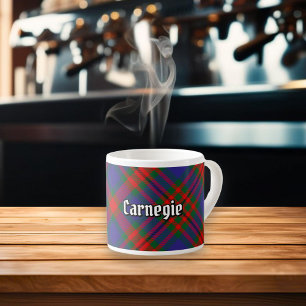 Clan Carnegie Tartan Espresso Cup