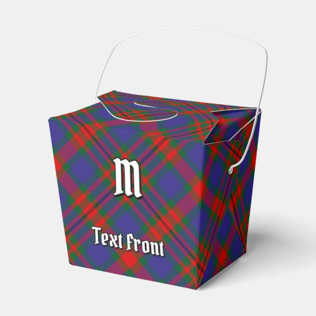 Clan Carnegie Tartan Favour Box (Front Side)