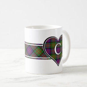 Clan Carnegie Tartan Heart Coffee Mug