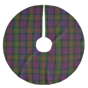 Clan Carnegie Tartan Plaid Brushed Polyester Tree Skirt