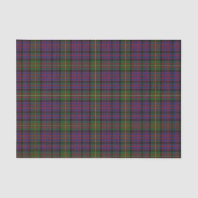 Clan Carnegie Tartan Plaid Tissue Paper (Front)
