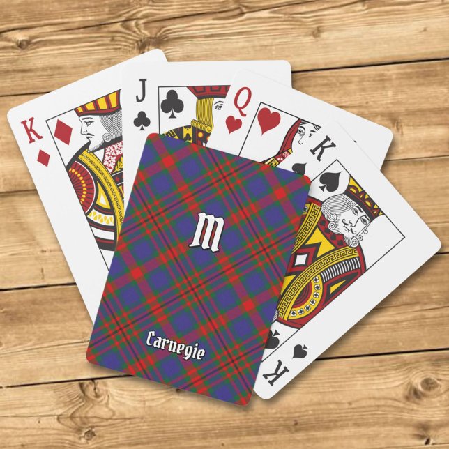 Clan Carnegie Tartan Playing Cards (Creator Uploaded)