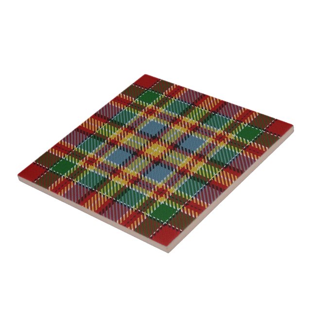 Clan Chattan Scottish Expressions Tartan Tile (Side)