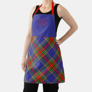 Clan Chef MacBeth Tartan Plaid Name Apron