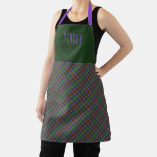 Clan Chef Skye Tartan Plaid Name Apron