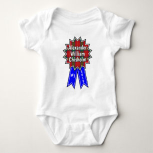 Clan Chisholm #1 Award Blue Ribbon Baby Bodysuit