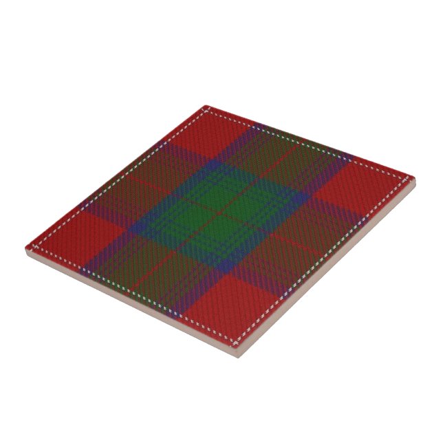 Clan Chisholm Scottish Expressions Tartan Tile (Side)