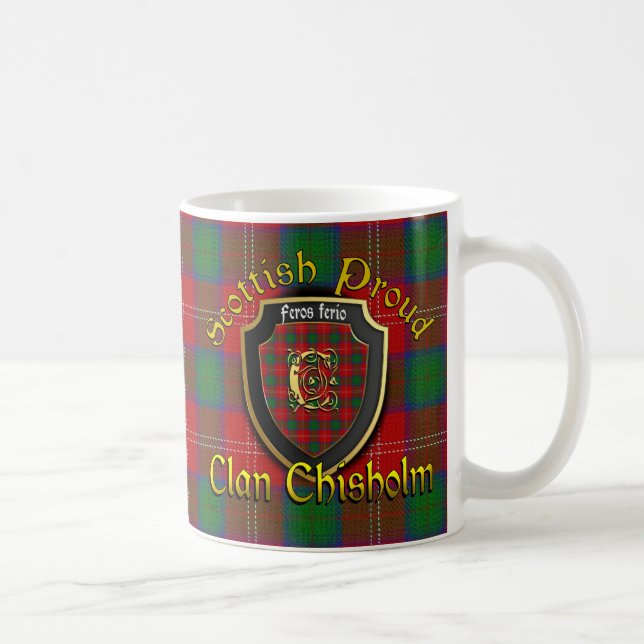 Clan Chisholm Scottish Proud Cups Mugs (Right)