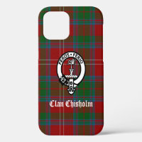 Clan Chisholm Tartan & Crest Badge