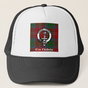 Clan Chisholm Tartan & Crest Badge Trucker Hat