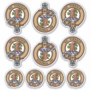 Clan Christie Crest Sticker Set