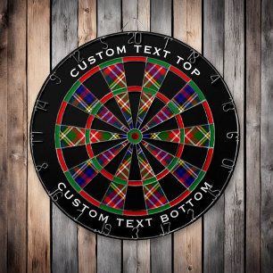 Clan Christie Tartan Dartboard