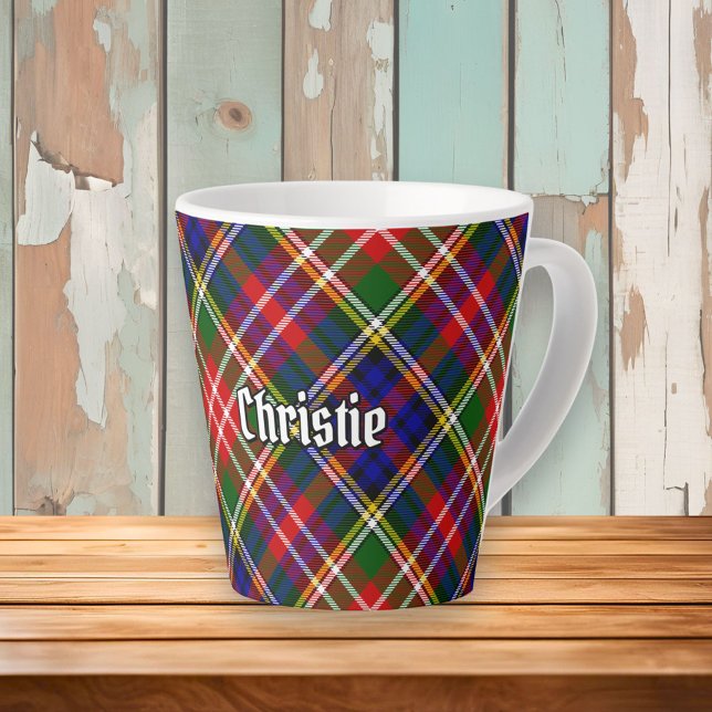 Clan Christie Tartan Latte Mug (Creator Uploaded)