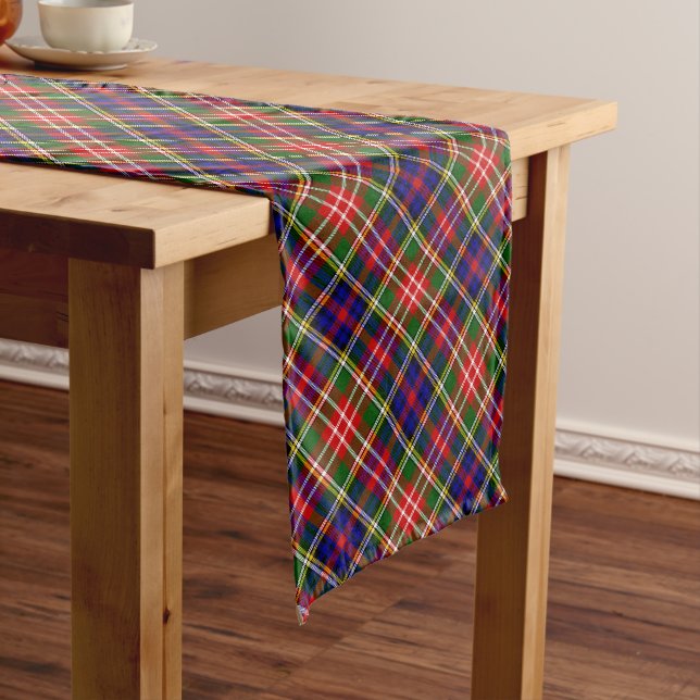 Clan Christie Tartan Long Table Runner (In Situ)