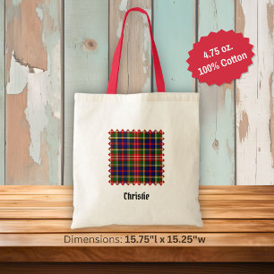 Clan Christie Tartan Tote Bag