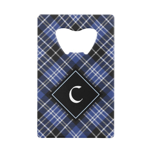 Clan Clark Crest over Tartan (Front)