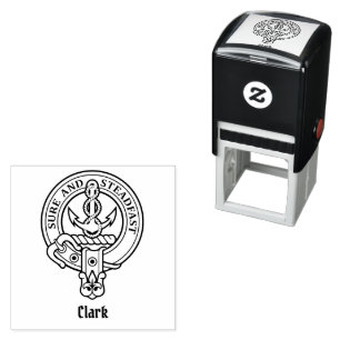 Clan Clark Crest Self-inking Stamp