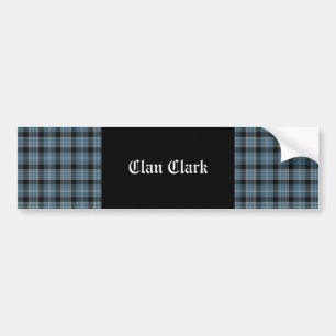 Clan Clark Tartan Bumper Sticker