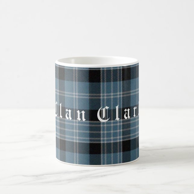 Clan Clark Tartan Coffee Mug (Center)
