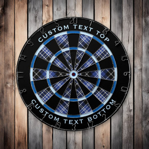 Clan Clark Tartan Dartboard