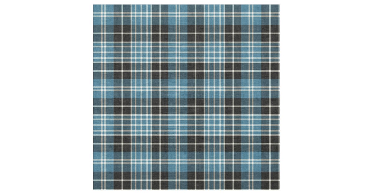 Clan Clark Tartan Fabric | Zazzle