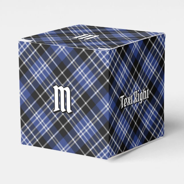 Clan Clark Tartan Favour Box (Front Side)