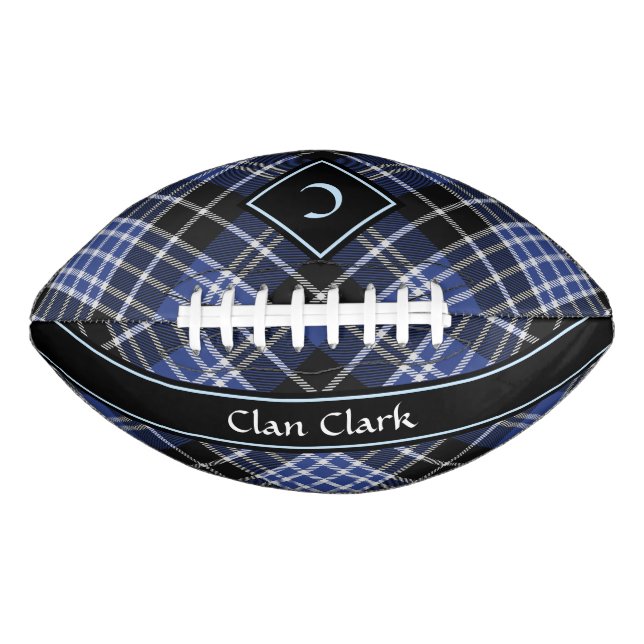 Clan Clark Tartan Football American Football (Front)