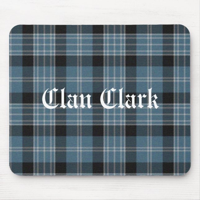 Clan Clark Tartan Mouse Mat (Front)
